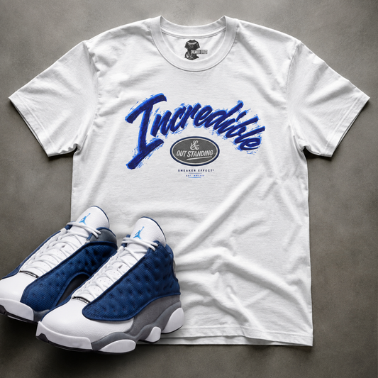 SNEAKER EFFECT graphic Tee Shirt to match Jordan 13 Flint