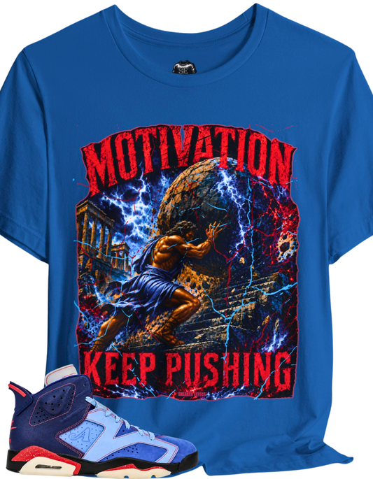 SNEAKER EFFECT Tee Shirt to match Awake Ny blueberry Jordan 6