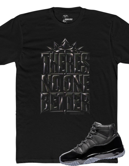 SNEAKER EFFECT Tee to Match Comme des Garçons Jordan 11 Triple Black
