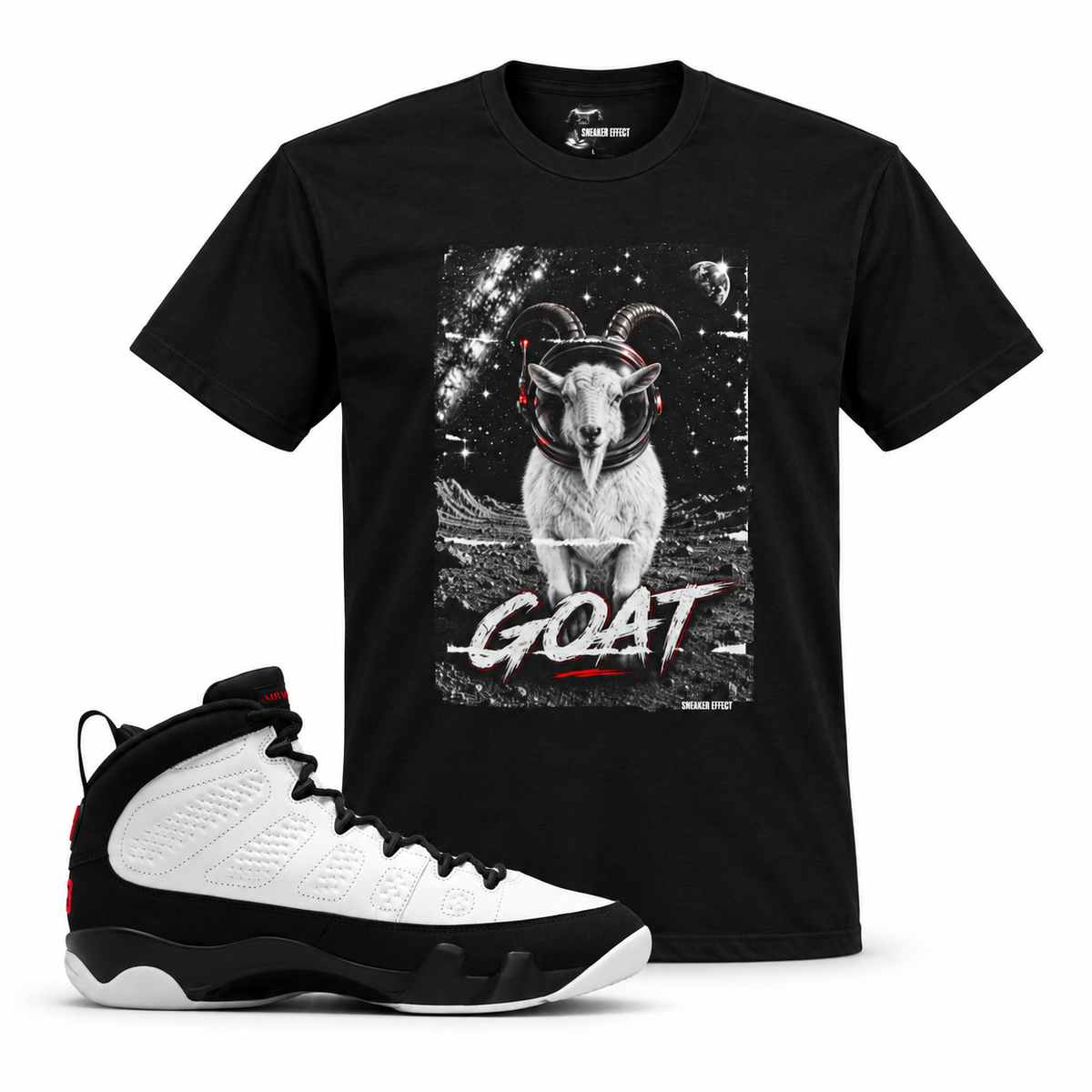 SNEAKER EFFECT Tee Shirt to match Jordan 9 OG Space Jam